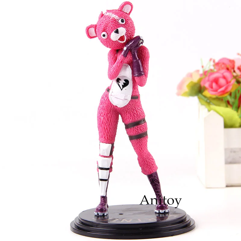 Valentine's Day Cuddle Team Leader Pink Bear PVC Game Action Figure