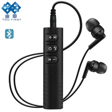YOU FIRST Receiver Bluetooth Earphone Wireless Headphone Handsfree Bluetooth Headset 3.5mm Wired Earphone With Mic For Phone