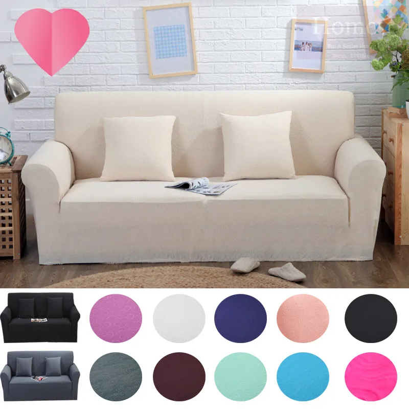Sofa cover thicken jacquard corner couch fabric modern high quality colorful comfortable universal l shaped stretch sofa covers | Дом и сад