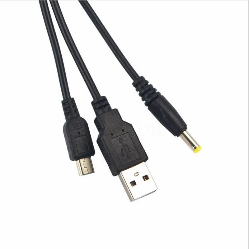 2 в 1 USB кабель для зарядки передачи данных Шнур для зарядки для sony playstation Портативный psp 1000 2000 3000 для ПК Синхронизация провода