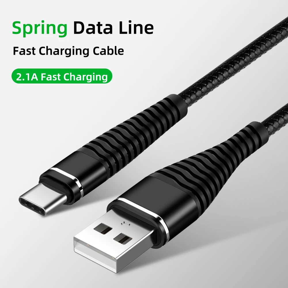 Robotsky USB Cable For Samsung S9 S8 Huawei Mate 20 Pro Xiaomi 2.4A Fast Charging Date Cord Adapter Type C Micro | Мобильные