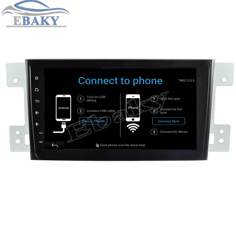 NaviTopia 1024*600 8 дюймов 8 core ram 2G rom 32G Android 8,1 автомобильный радиоплеер для Suzuki Grand Vitara 2007-2013