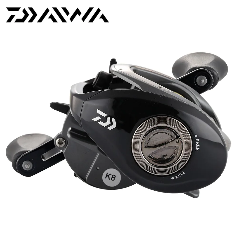 Оригинальная Рыболовная катушка DAIWA CR CC 80H 80HL baitcasing, 196 г, 7 кг, Макс., тянущаяся алюминиевая катушка, компактное тело, рыболовная снасть для соленой воды