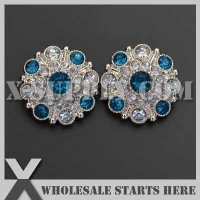 

Free Shipping 28mm Special Stargazer Acrylic Rhinestone Button with Shank Back,Mixed Color for Flower Center,Headband