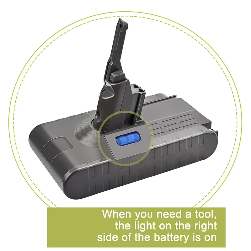 Skup BonacellL 21.6V 4000mAh akumulator litowo jonowy do Dyson V8 odkurzacz ręczny do Dyson V8 Fluffy V8 Absolute