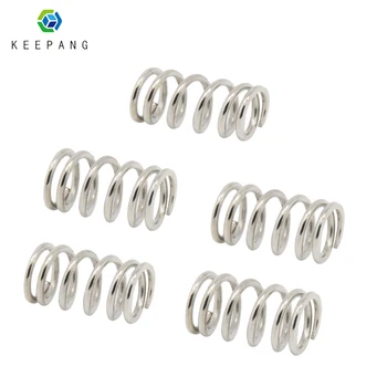 

Hot Sale 5pcs 3D Printer spring Feeder Spring for Ultimaker Makerbot Wade Extruder Nickel Plating Adjusting spring 1.2*9.2*15mm