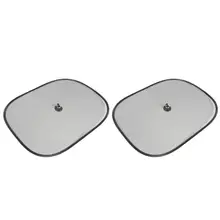 2шт 44x36 см боковое окно автомобиля солнцезащитных оттенков Передняя Задняя УФ защитная сетка крышка