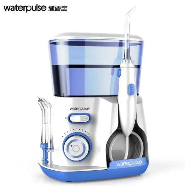 Waterpulse Dental Water Flosser Oral Irrigator Waterpick Dental Floss Water Irrigation Jet Dental Tooth Floss V300g 14