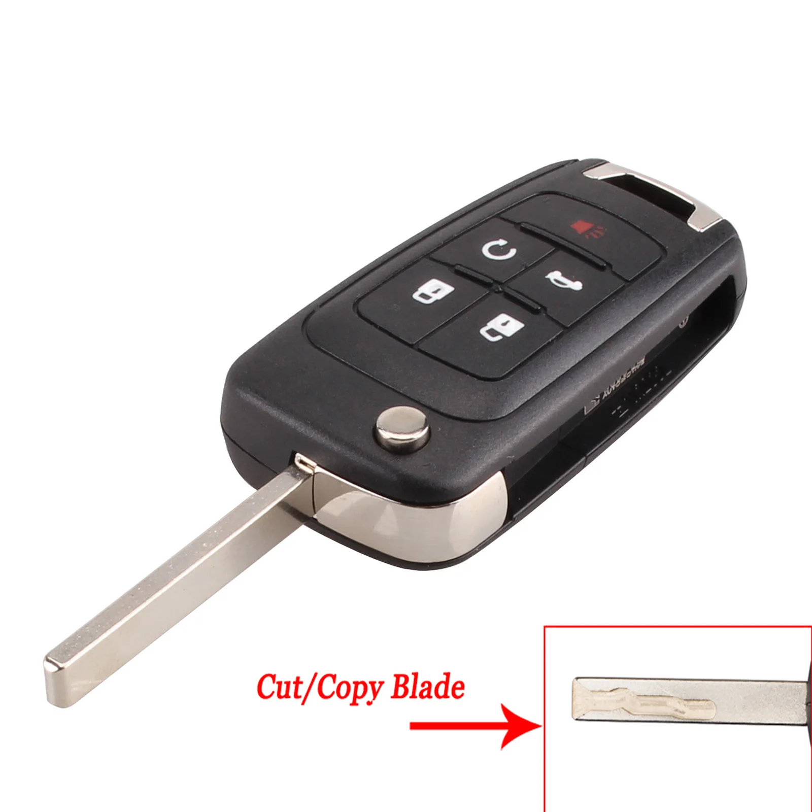 KEYYOU раскладной дистанционный чехол для ключа автомобиля Chevrolet Cruze Epica Lova Camaro Impala