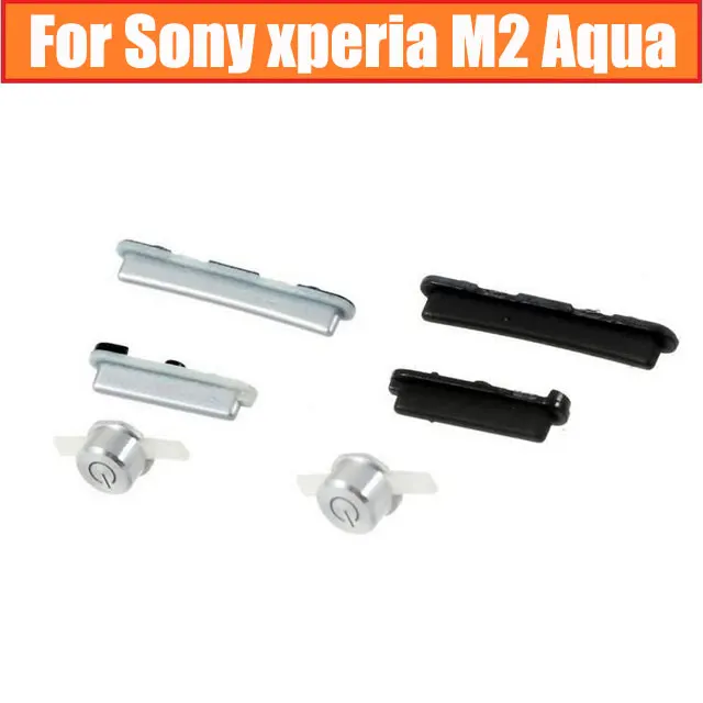 Затвор камеры+ Громкость+ кнопки питания для sony Xperia M2 Aqua S50H S50T D2303 D2305 D2306 боковая клавиатура Запчасти для мобильных телефонов