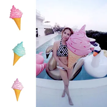

Swim Ring Water Pool Fun Float Toys Inflatable Birthday Ice Cream Children Game Toy Party Decorations DX88