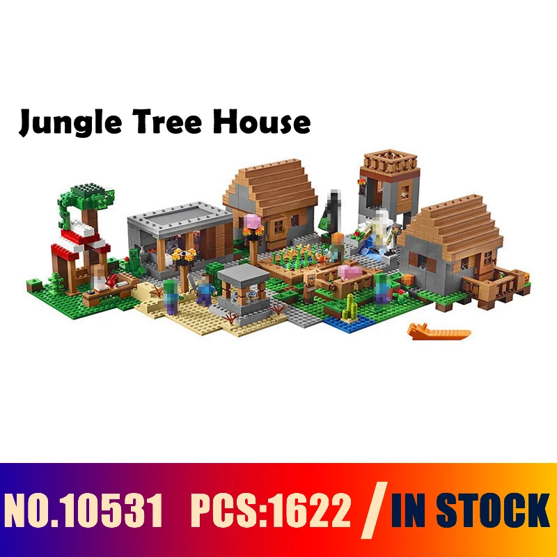 

Compatible with lego 21128 Models building toy 10531 1622PCS My World Series Jungle Tree House Building Blocks toys & hobbies