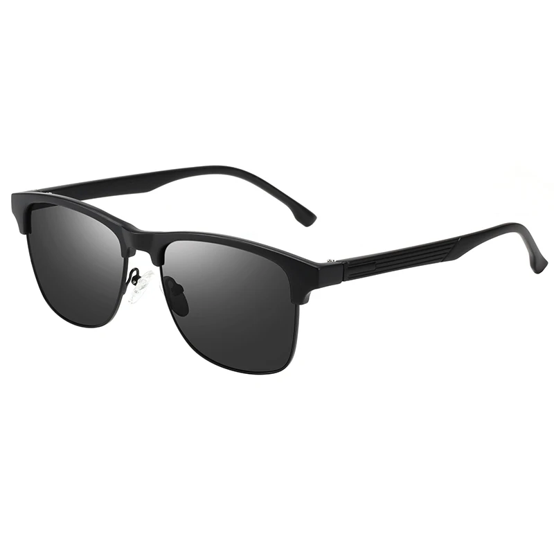 KANASTAL Ретро поляризационные солнцезащитные очки классические маленькие рамки солнцезащитные мужские Солнцезащитные очки женские Модные оттенки Oculos De Sol 201960 - Цвет линз: Matte Black Grey