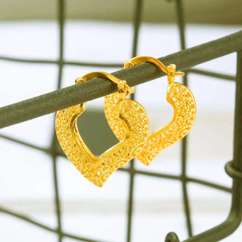

Gold Color Wholesale Arab/African Habesha Middle East Earring Ethiopian Jewelry Gifts Earrings for Women/Girl Wedding Party Gift