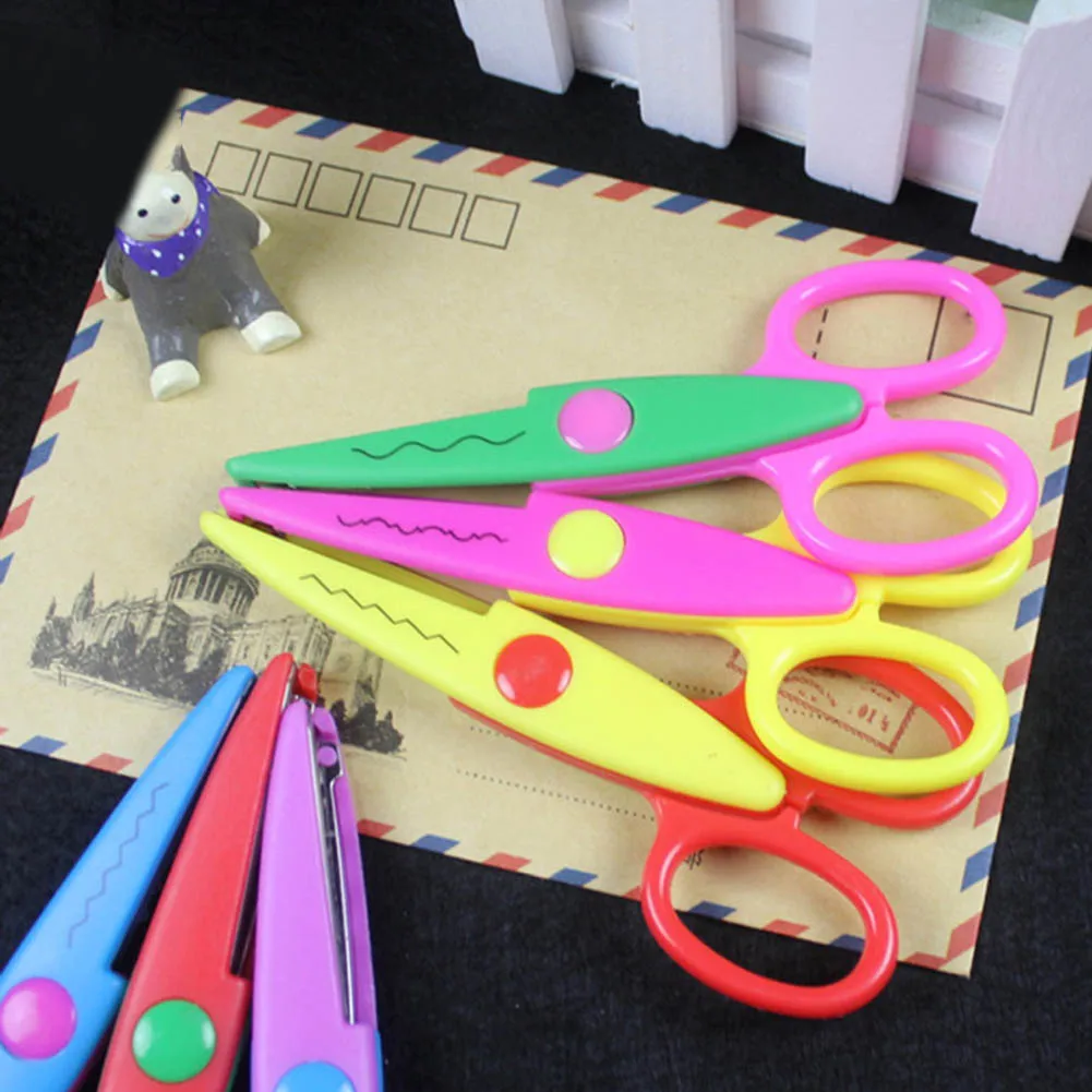 Buy 6pcs DIY Sewing Scissor Curly Lace Sawtooth