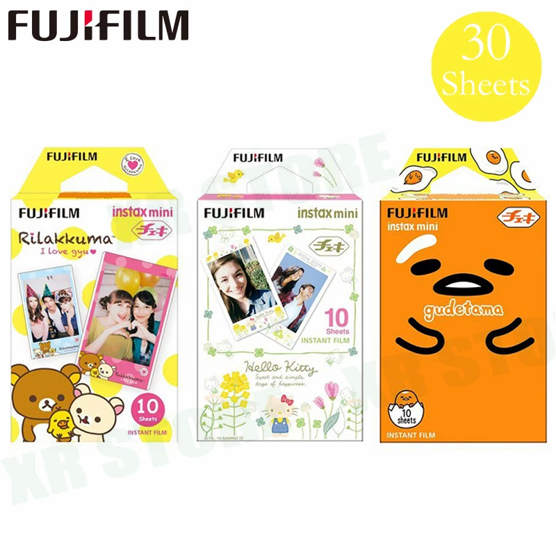 Fujifilm Rilakkuma+ hello kitty+ Gudetama Fuji мгновенный Фотобумага для Instax Mini 8 9 пленка 70 7 s 50 s 50i 90 25 поделиться SP-2 Камера