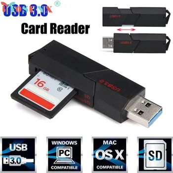 

Reliable 2in1 USB 3.0 High Speed For Micro SD SDXC T-Flash TF Memory Card Reader Adapter