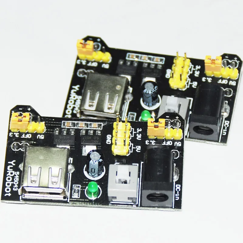 2pcs Power Supply Module for Arduino Starter Kit Electronics MB102 MB