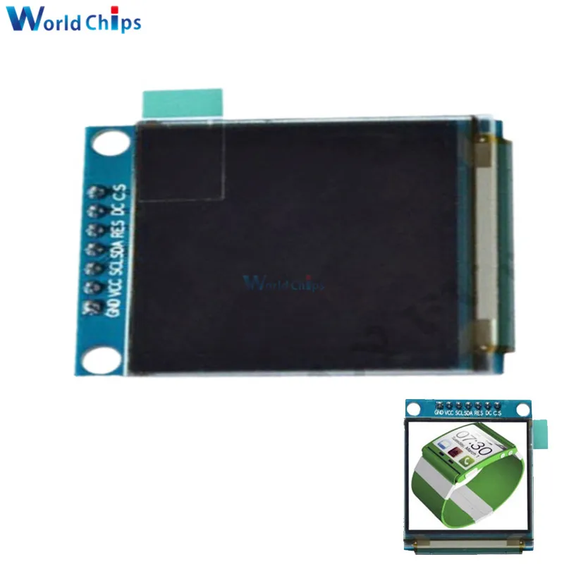 Diymore 1 5 дюймов 128x128 RGB SPI Интерфейс OLED ЖК дисплей Дисплей SSD135 Драйвер IC 7PIN полный