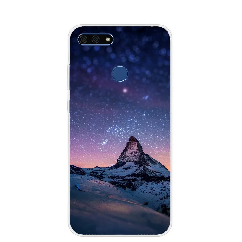 Honor 7C силиконовый чехол для Huawei Честь Aum L41 5 7 дюймов мягкий телефона с