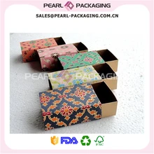 Пользовательские печатные складной ящик& рукав крафт-бумага подарочная коробка 500 шт./лот