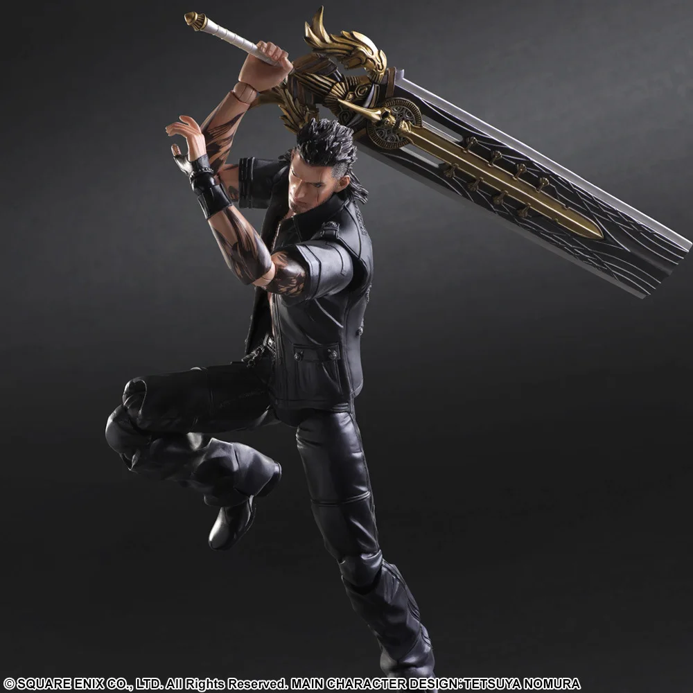 

PLAY ARTS 26cm Final Fantasy XV Gladiolus Amicitia Action Figure Model Toys