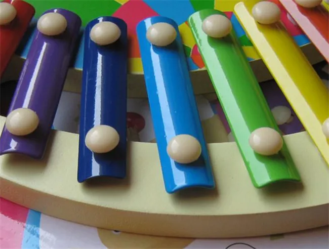 Новинка w Wood toy улитки 8 весов ксилофон детская игрушка