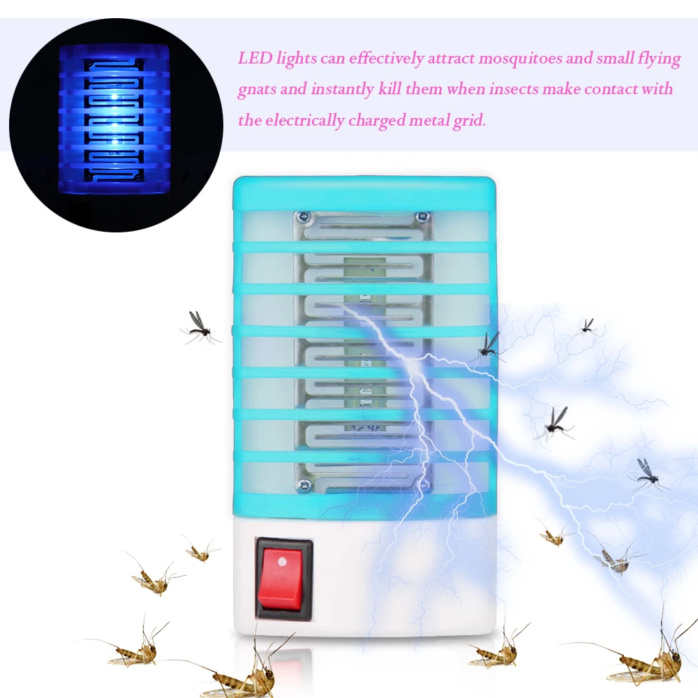 110 220V Socket Electric Mini Mosquito LED Night Lights Insect Mosquito