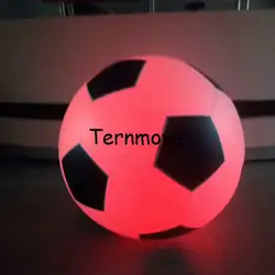 ПВХ бросок футбольный мяч для концерта подзаряжаемые светодиодные пляжные мяч дистанционное управление удар цвет изменение гигантский