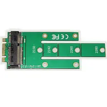 NGFF M.2 B key SSD to MSATA MINI PCIE Adapter Converter Card for 22x30mm 22x42mm 22x60mm 22x80 SSD all 2 in 1 msata to sata ngff m 2 to sata3 converter adapter support msata m 2 ngff ssd solid state disk drive for pc computer