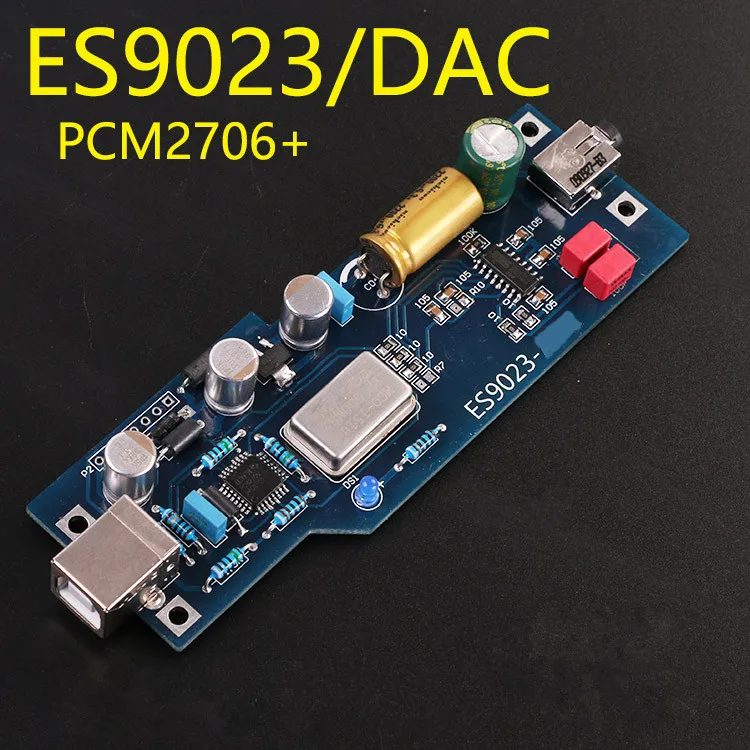 Hi-Fi PCM2706 + ES9023 DAC бесшумный аудио декодер карта для дочери комплект сборки/плата |