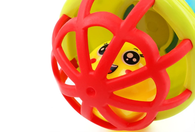 Детская погремушка игрушка-прорезыватель интеллект хватающая Десна пластмассовый музыкальный встряхиватель для детей Обучающие Развивающие игрушки 0-12 месяцев