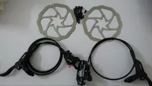 Гидравлический дисковый тормоз рычаг+Т1 MTB велосипед тормоз горный велосипед гидравлические дисковые тормозные диски /велосипед тормоза и ротора