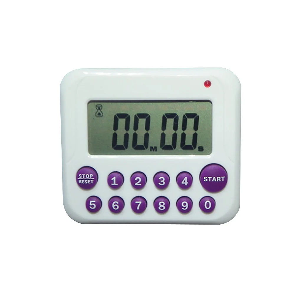 

Button Counts Down Up Battery Powered Practical Alarm Stand Bracket Tools Magnetic Digital Easy Operate LCD Screen Kitchen Timer