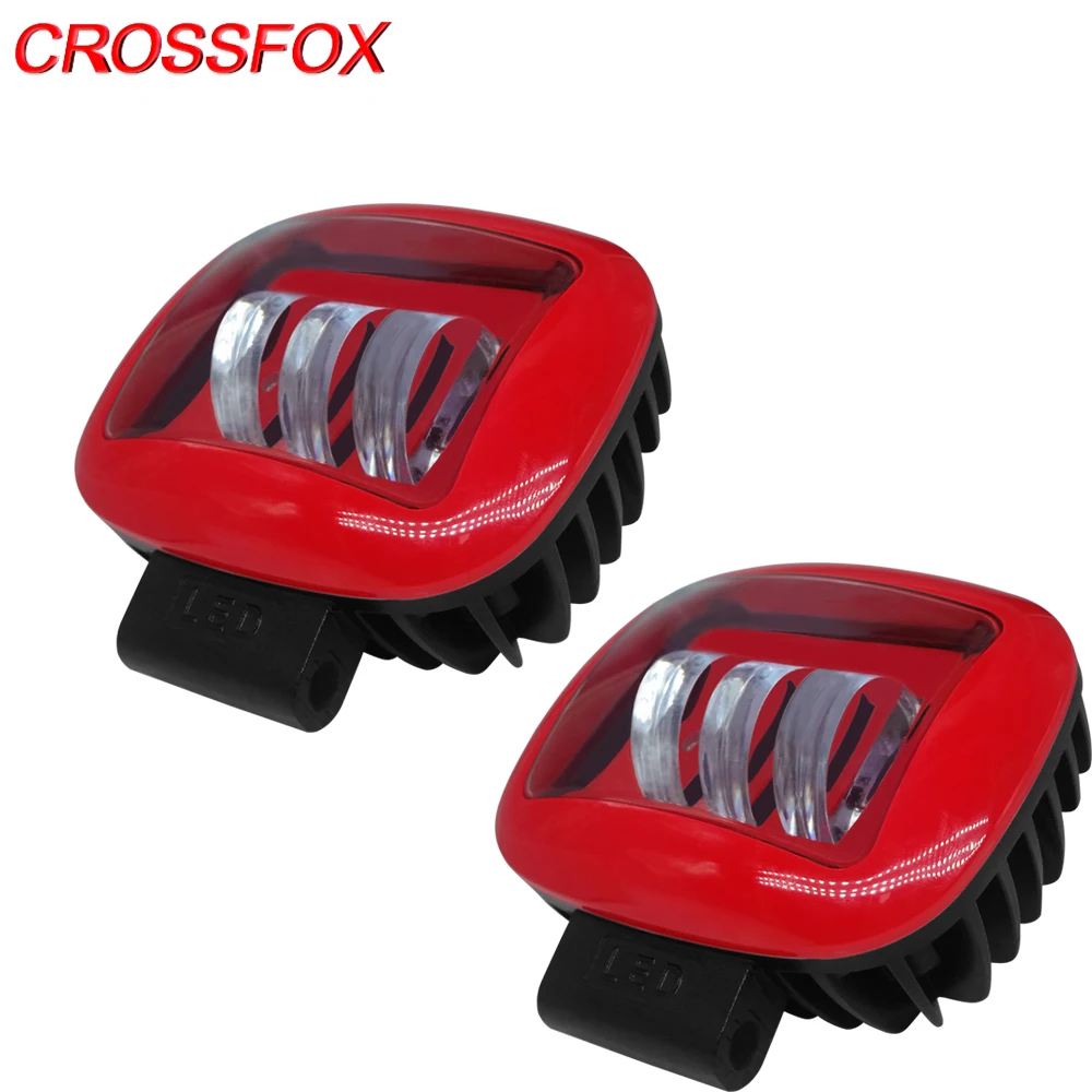 

CROSSFOX Auto LED 30W Searchlight Worklight Work Light Bar Driving Lighting Bright For SUV Motorcycle 4x4 Boat Offroad 24V 12V