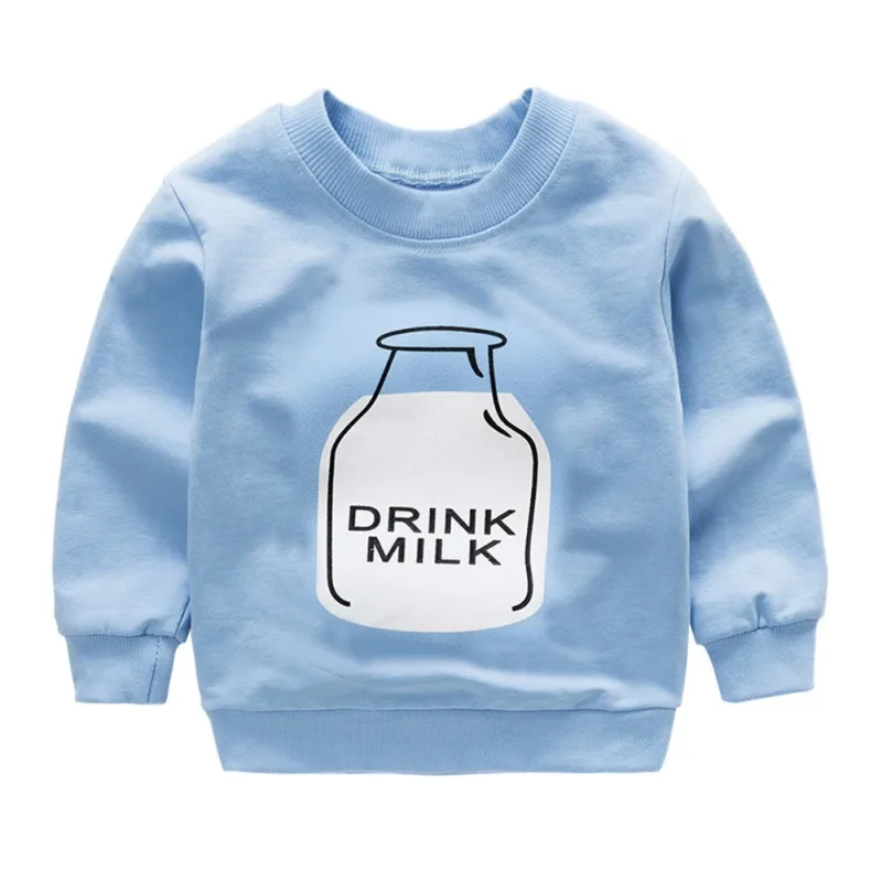 

2019 Free shipping autumn new long sleeve Sweatshirt baby boys girls Hoodies Cartoon casual Sweater Baby T-shirt