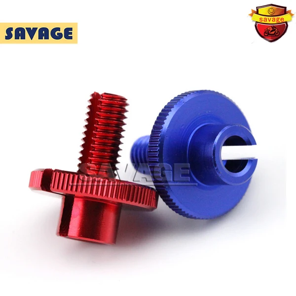 For YAMAHA MT09 Tracer FJ-09 MT07 2014-2015 Motorcycle Accessories CNC Billet Clutch Cable Wire Adjuster M10x1.5 Red/Blue | Автомобили и