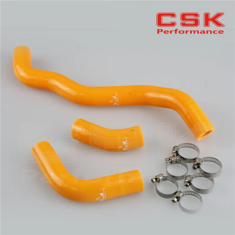 

Silicone Radiator Coolant Hose + CLAMPS for SUZUKI DRZ400S/DRZ400SM Drz400SL 2002-2011 YELLOW