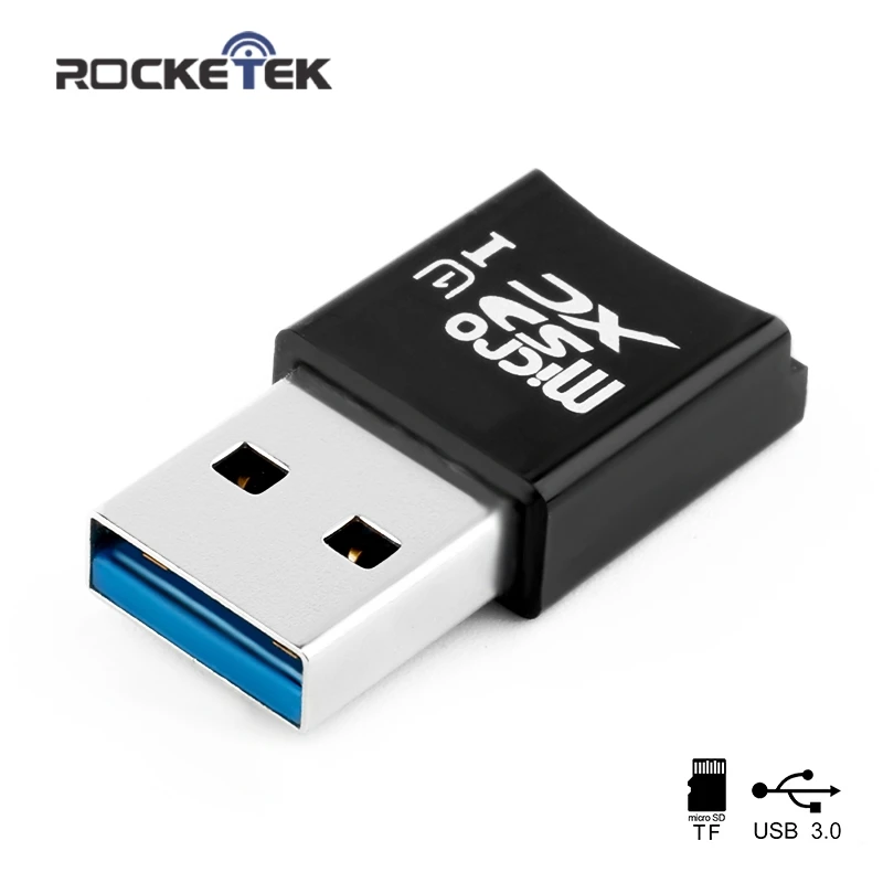 Rocketek USB 3,0 multi card reader адаптер мини кардридер для micro SD/TF microsd читателей ноутбук