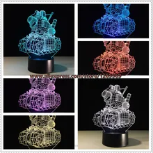 font b 2017 b font Cartoon Battle Machine Tank 3D USB font b LED b