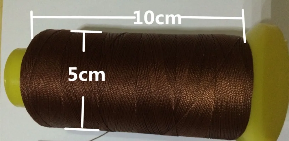 GQ002 0,45 мм 640 м длинная высокая прочность черный коричневый красный цвет полиэфирная нить для шитья кожи джинсовая ткань для шитья