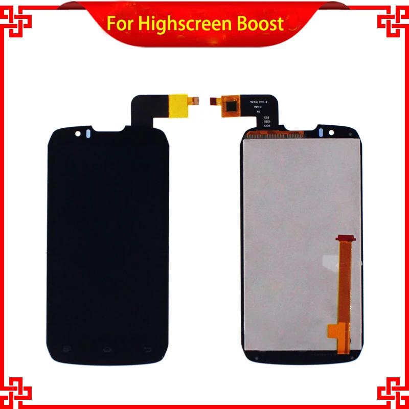 

LCD Display Touch Screen For Highscreen boost 3 DNS S4502 DNS-S4502 S4502M Mobile Phone LCDs Free Shipping