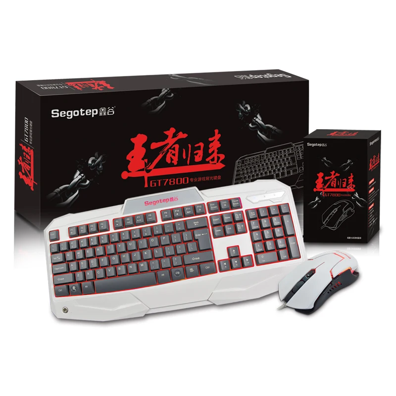 Segotep Gaming Keyboard GT7800 3 Color Backli and Anti