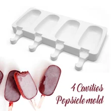 4 ячейки форма для мороженого замороженный десерт форма для выпечки пирожных с шоколадной начинкой антипригарная Кухня DIY