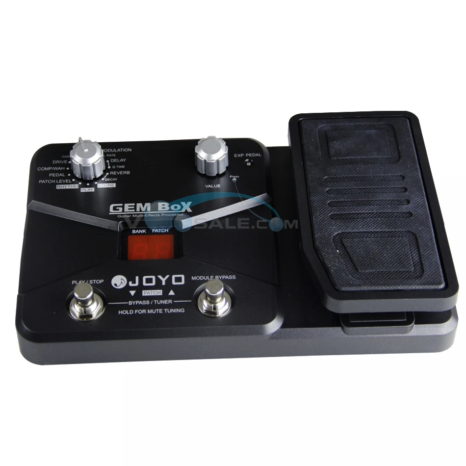 JOYO 60 Effects Guitar Multi Effects Processor Powered by 9V DC Adapter