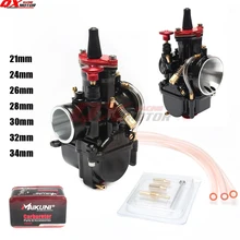 Alta qualidade maikuni 21 24 26 28 30 32 34mm pwk carburador carb universal 2t 4t motor da motocicleta scooter utv atv sujeira bicicleta cub