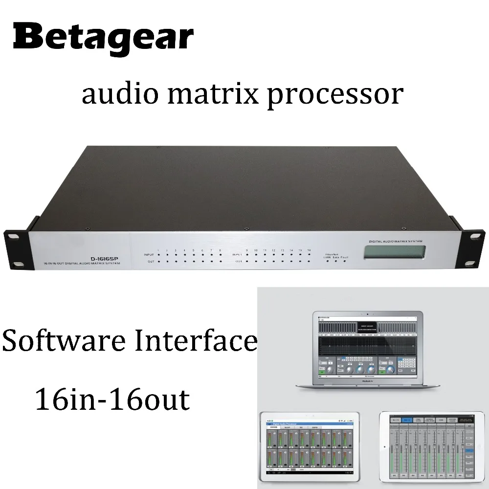 US $780.00 Betagear Digital Audio Matrix Processor DSP 16X16 DSP Digital Signal Processor 100240 Volts DSP Matrix Digital Sound Processor