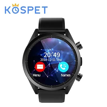 Kospet надеемся, сеть 4G LTE, мобильный телефон, 3 Гб+ 32 ГБ 1,3" дюймовый Android 7.1.1 MTK6739 IP67 Водонепроницаемый Камера gps Bluetooth Смарт-часы