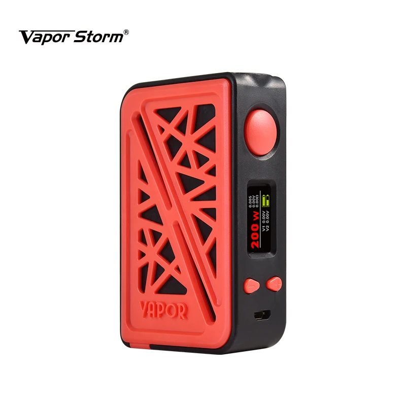 Subverter 200 Вт Vapor Storm Box Mod 0,96 дюймов экран электронная сигарета огромный Vape TC TCR TFR ажурная крышка без батареи