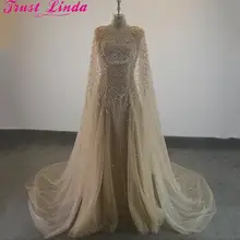 Элегантные вечерние платья с кристаллами и бисером, вечерние платья для выпускного вечера